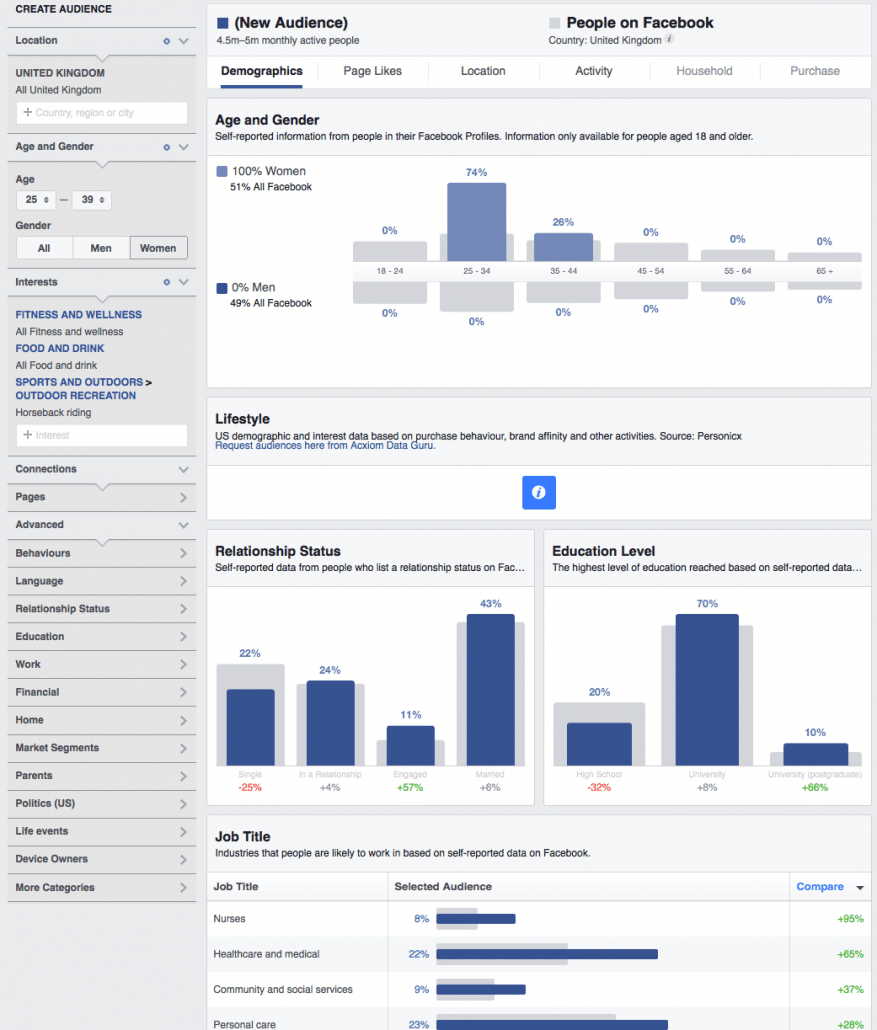 Facebook Audience Insights