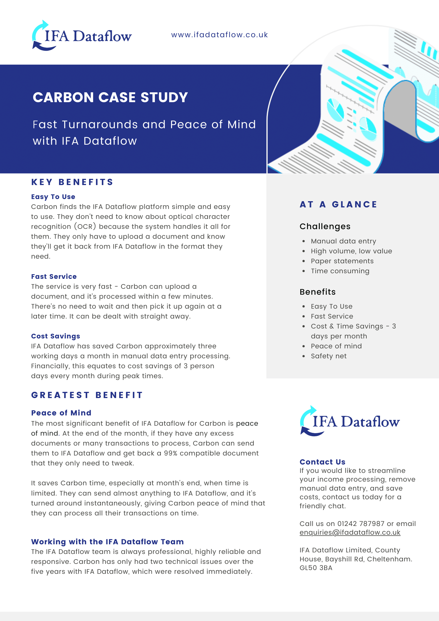 IFA Dataflow - Carbon Case Study Page 2